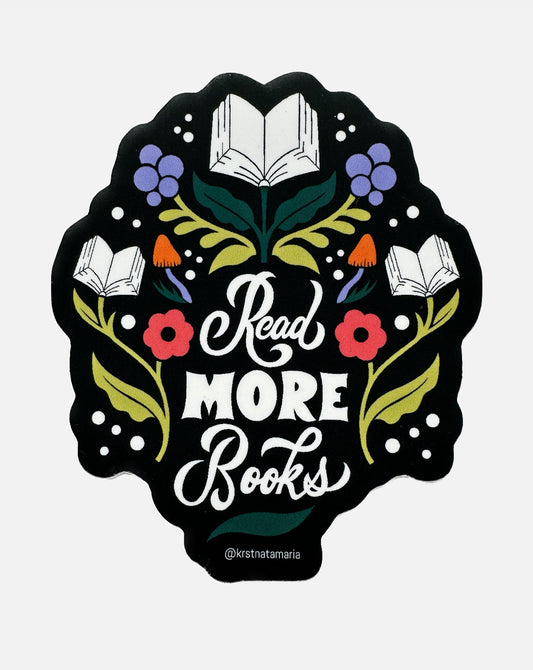 Read More Books matte vinyl  sticker